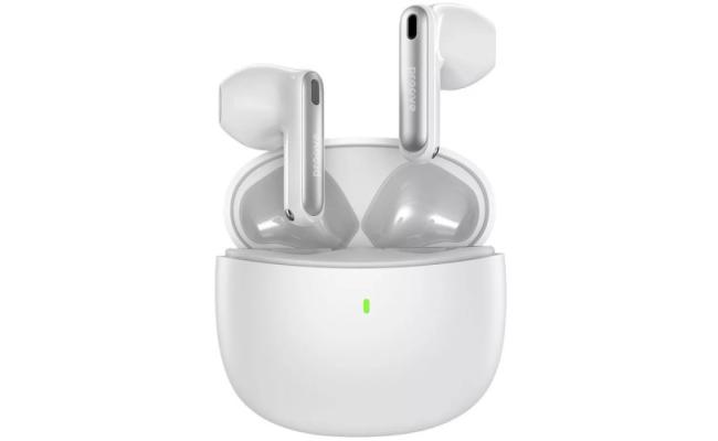 Proove INTRO TWS Earphones, ENC, Touch Control, Compact Size, Fast Charging, IPX4 Water Resistance, Bluetooth 5.3, up to 6 Hours - White